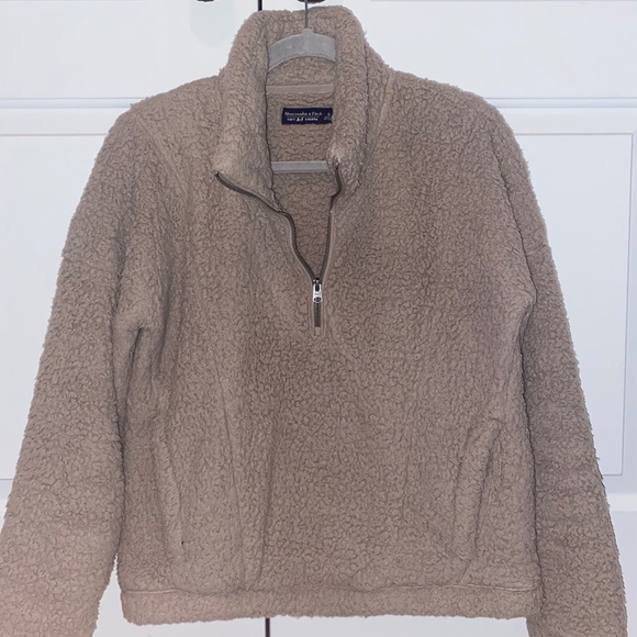 teddy bear quarter zip